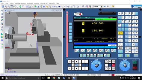 como encontrar los puntos de una curva en cnc torno|CNC 8055 .